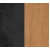 černý samet / dřevěné nohy