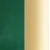 tmavě zelený samet / zlaté nohy