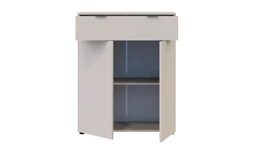 Komoda Doros Ron 2 2 dveře 1 zásuvka Kašmír 80 × 38 × 100 (41516044)