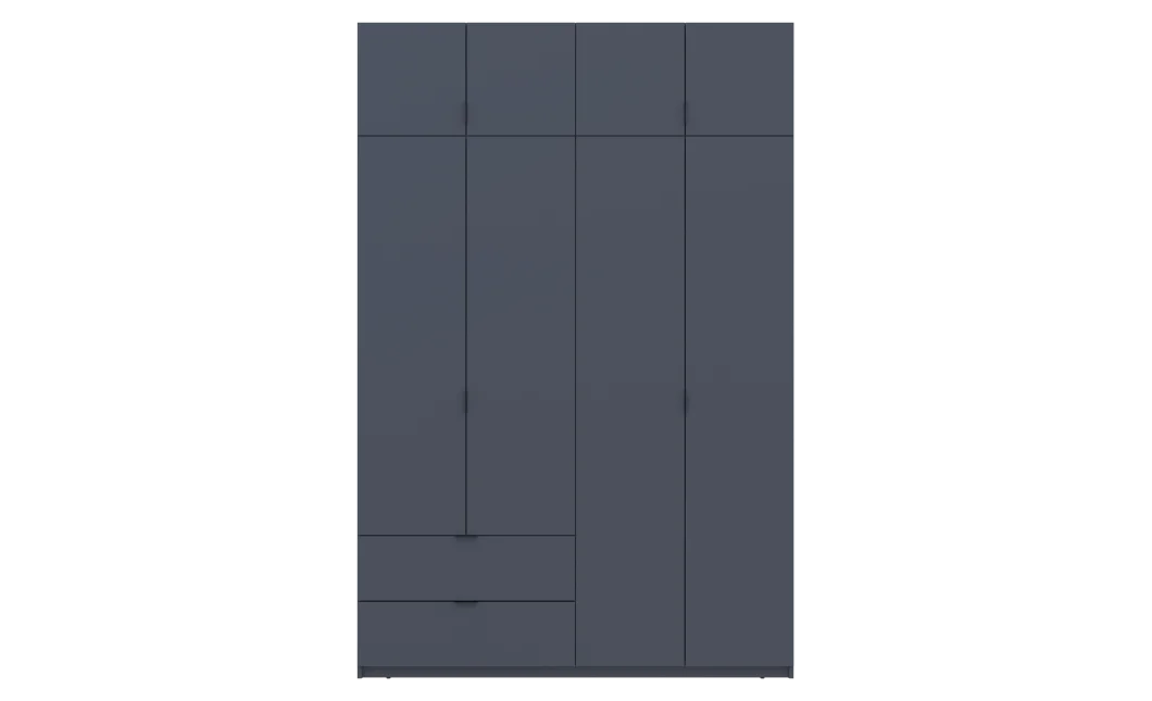 Šatní skříň na oblečení Doros Lukas Grafit/Grafit 160×50×240 (80736287)