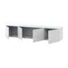 TV stolek Doros Levia Bílé dřevo 4 dveře 160x35x33 (41516117)