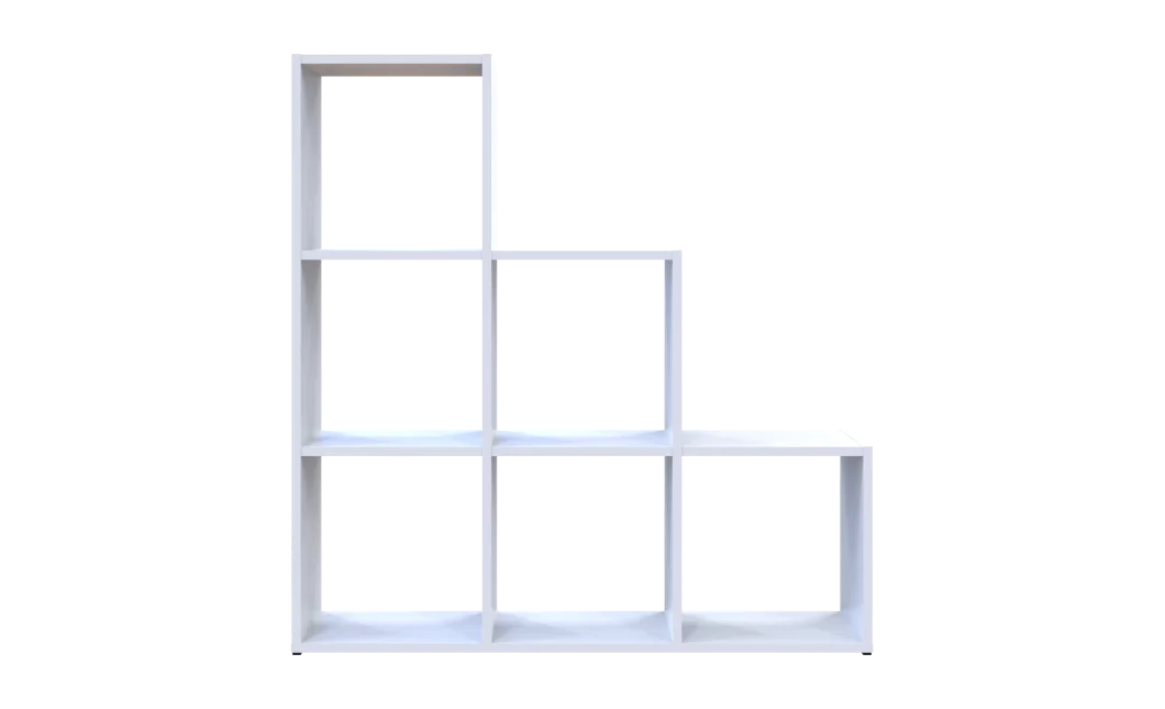 Regál Doros Step 3×3 Bílý otevřený 102,6×28,8×106,1 (41516161)
