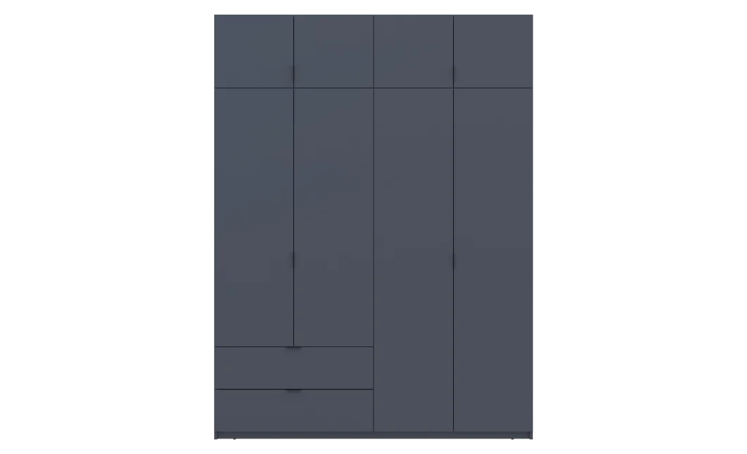 Šatní skříň na oblečení Doros Lukas Grafit/Grafit 180×50×240 (80736288)