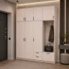 Šatní skříň Doros Rondi s věšákem a vysokým nástavcem Kašmír 3 dvere 181x52x260 (42005398)