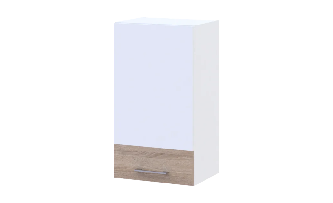 Kuchyně Doros Lea V72_Š40 horní úzká Bílá/Dub Sonoma DTD 40×31,6×72 (81359337.2)