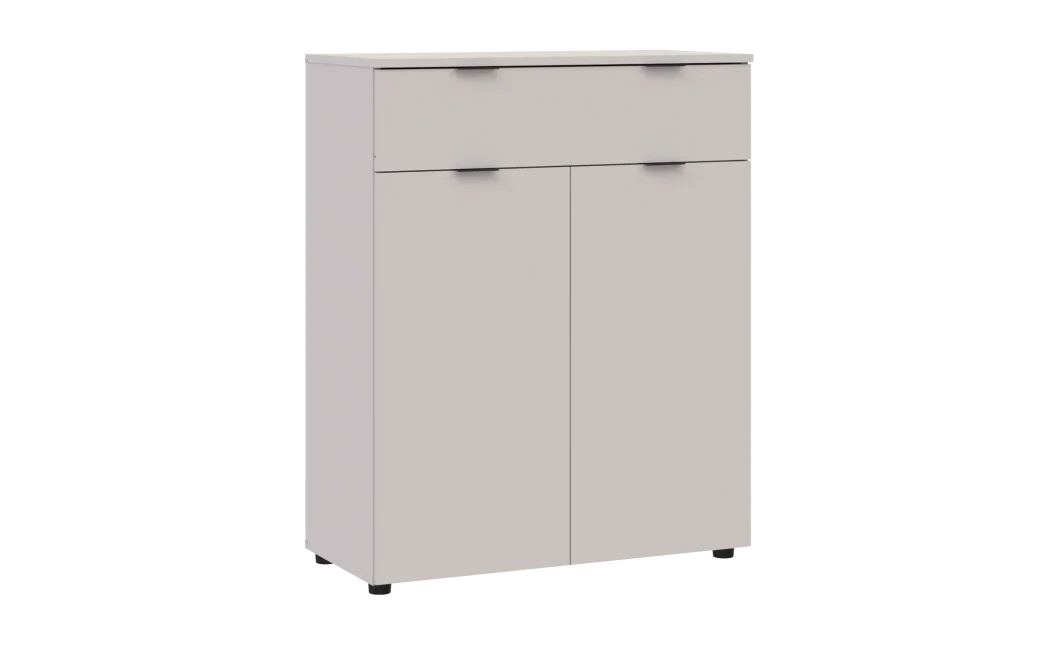 Komoda Doros Ron 2 2 dveře 1 zásuvka Kašmír 80 × 38 × 100 (41516044)