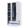 Skříň na oblečení Doros Ektor Bílý 3 dveře 116×49,5×180 (80737076)