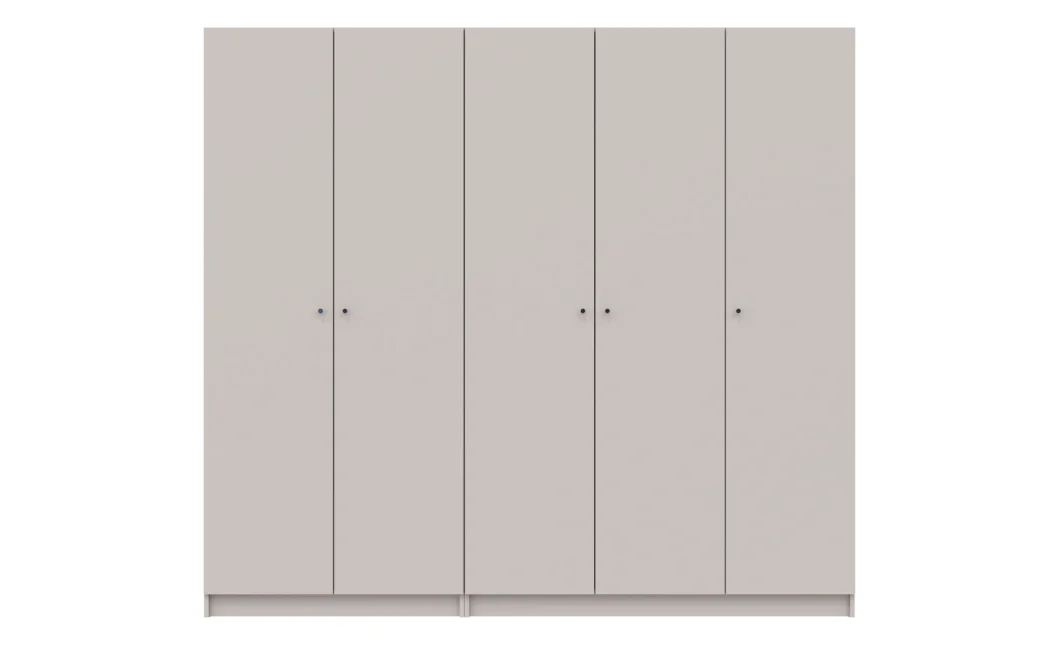 Skříň na oblečení set Promo Kašmír 2+3 dveře 225×48×204 (80737673)