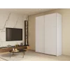Skříň s posuvnými dveřmi Doros G-Caiser Bílá 2 DTD / 3 části 160x60x240 (42002104)