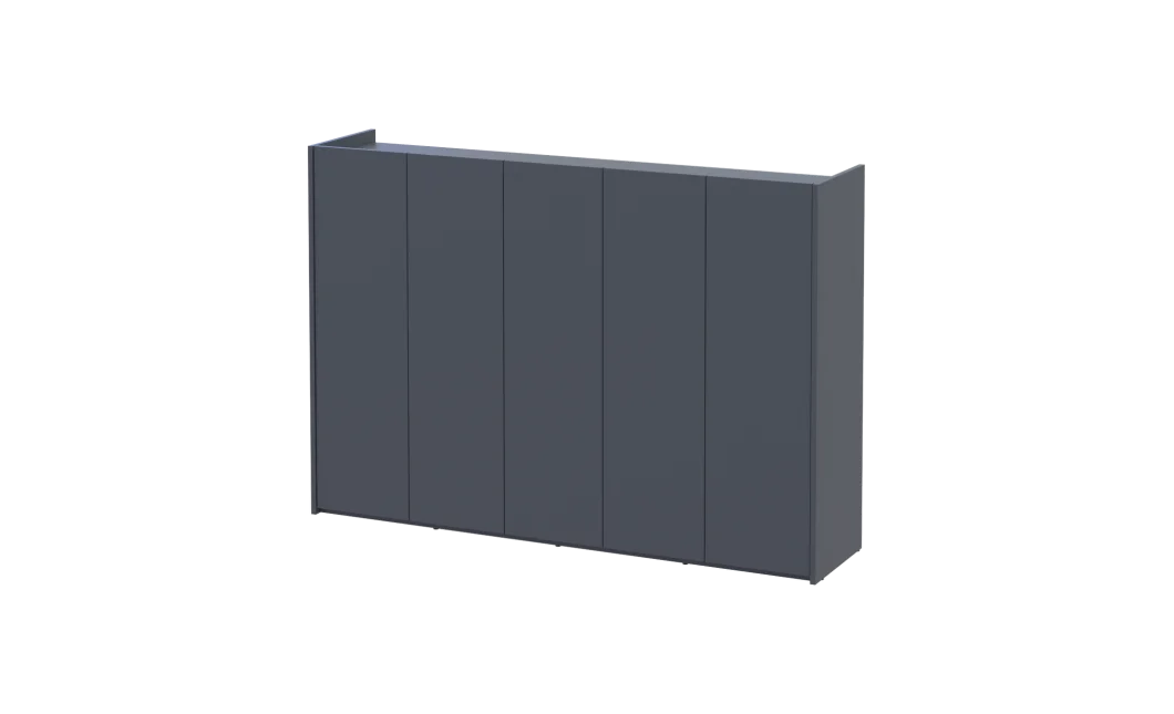 Botník se zrcadlem Doros Kassel Grafit 5 DTD 159×40×110 (42005499)