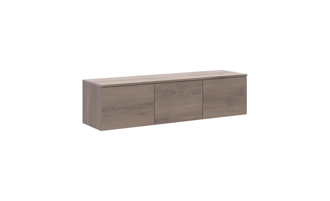 TV stolek Doros Levia Kannolo 3 dveře 130x35x33 (41516291)