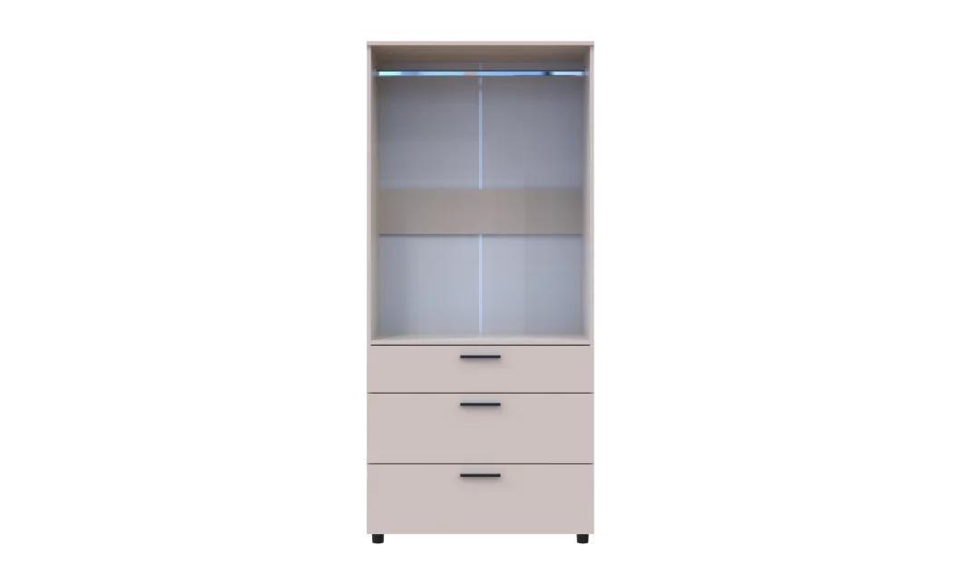 Skříň na oblečení Doros Thorn Kašmír 2 DTD/3Š tyč 90х51.6х200 (44900449)