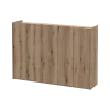Botník se zrcadlem Doros Kassel Dub Evok 5 DTD 159×40×110 (42005502)