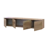 TV stolek Doros Levia Dub Evok 4 dveře 160x35x33 (41516094)