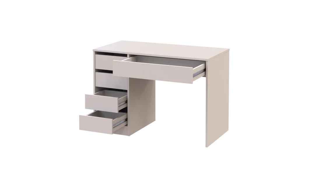Psací stůl Doros Ergo levý Kašmír/Kašmír DTD 110x55x75 (41516106)