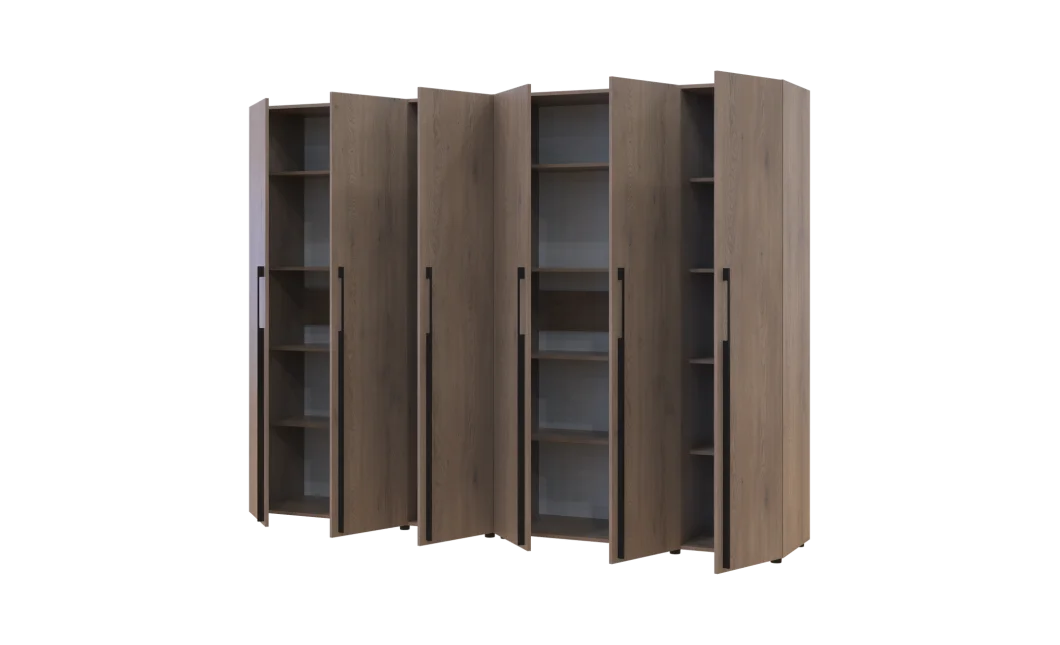 Kleiderschrank mit Regalen Doros Kasper Cremona Cannolo 3+3 LTD 270 × 50 × 204 cm (42005571)