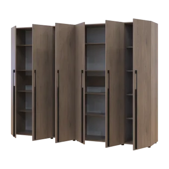 Kleiderschrank mit Regalen Doros Kasper Cremona Cannolo 3+3 LTD 270 × 50 × 204 cm (42005571)