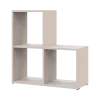 Regál Doros Step 2×2 Kašmír otevřený 69×28,8×71,4 (41516158)