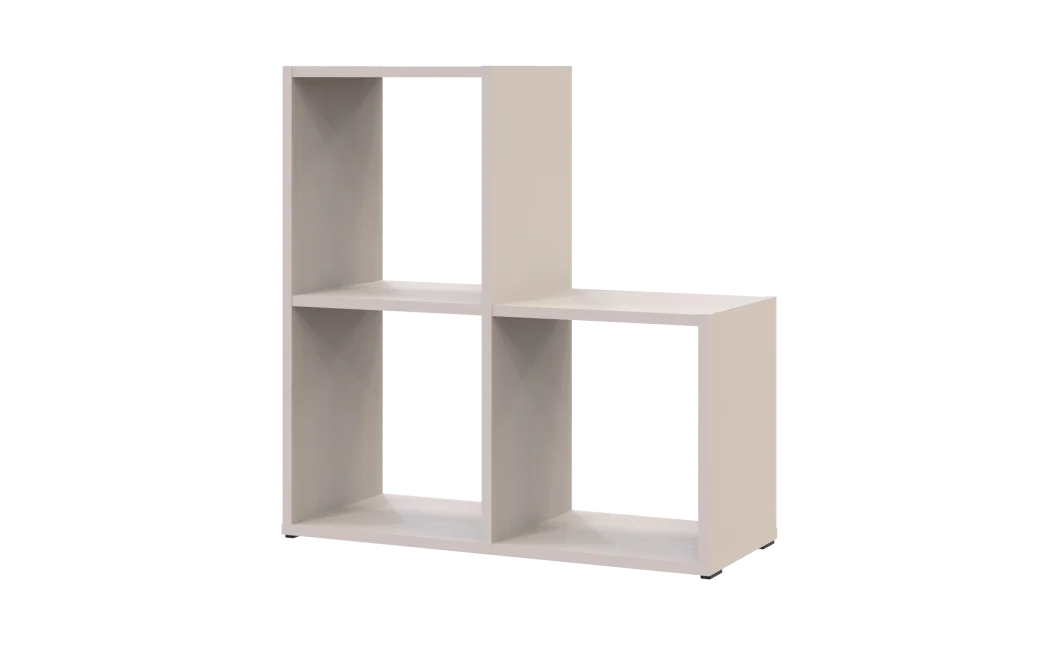 Regál Doros Step 2×2 Kašmír otevřený 69×28,8×71,4 (41516158)