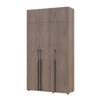 Kleiderschrank mit Regalen und Aufsatzschrank Doros Kasper Cremona Cannolo 3 LTD 135 × 50 × 245 cm (42005565)