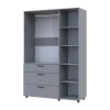 Skříň na oblečení Doros Thorn Šedá 3 DTD/3Š tyč 135х51.6х200 (44900489)