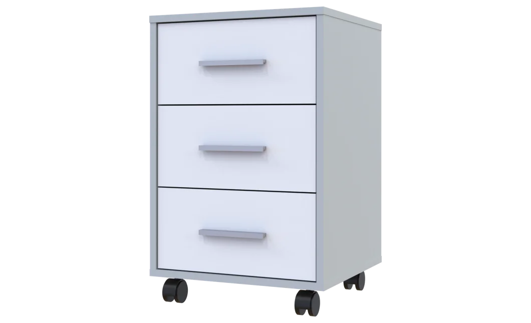 Komoda Doros T3 Šedý/Bílý 43×42×66,4 (41902061)