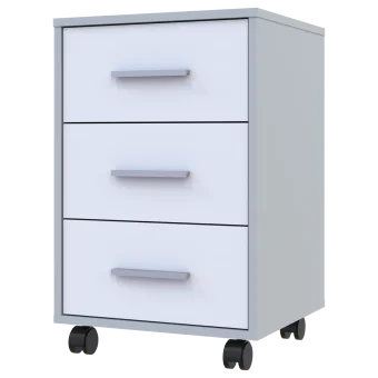 Komoda Doros T3 Šedý/Bílý 43×42×66,4 (41902061)