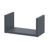 Sada polic Doros Fil Grafit 3 ks 30/45/60x15x15 (41516078)
