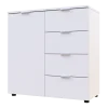 Komoda Doros Ron 1 1 dveře 4 zásuvky Bílý 80 × 38 × 81 (41516005)