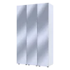 Set Doros Gelar Bílý 3 zrcadla 117 × 49,5 × 203,4 (42002166)