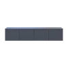 TV stolek Doros Levia Grafit 4 dveře 160x35x33 (41516088)