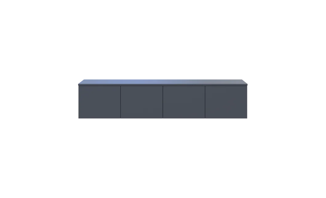 TV stolek Doros Levia Grafit 4 dveře 160x35x33 (41516088)