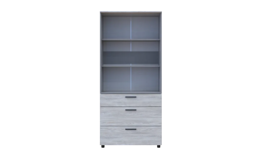 Skříň na oblečení Doros Thorn Borovice Natti/Šedá 2 DTD/3Š police 90х51.6х200 (44900466)