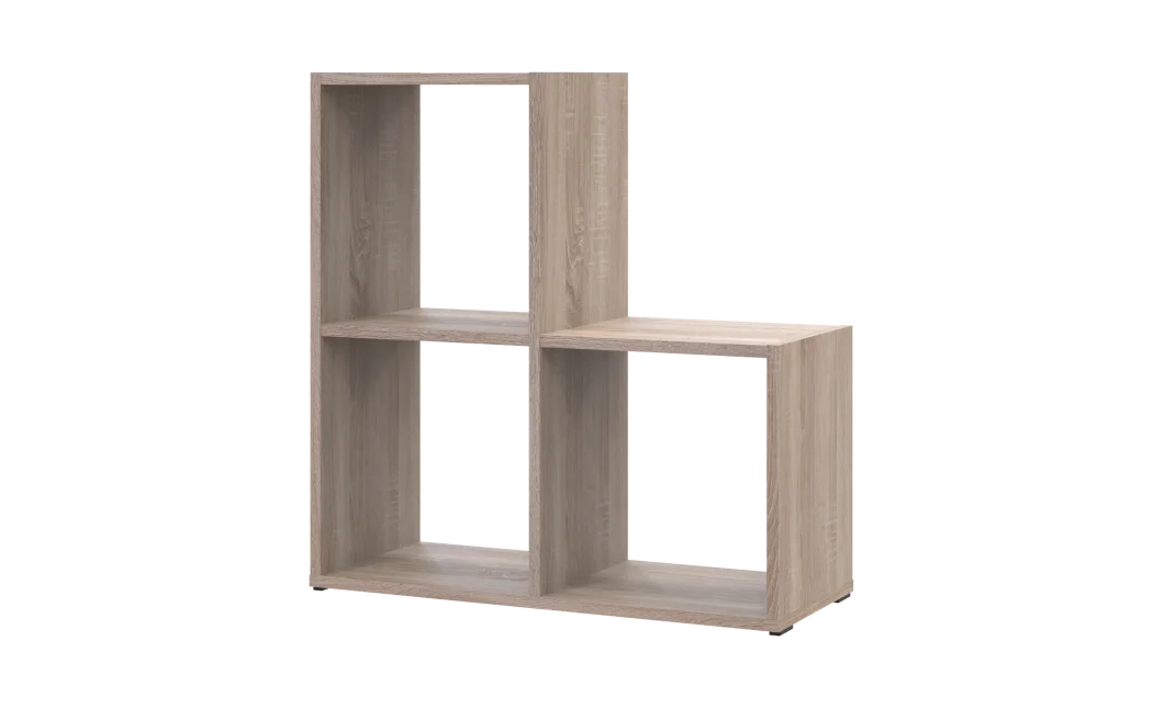 Regál Doros Step 2×2 Dub Sonoma otevřený 69×28,8×71,4 (41516155)