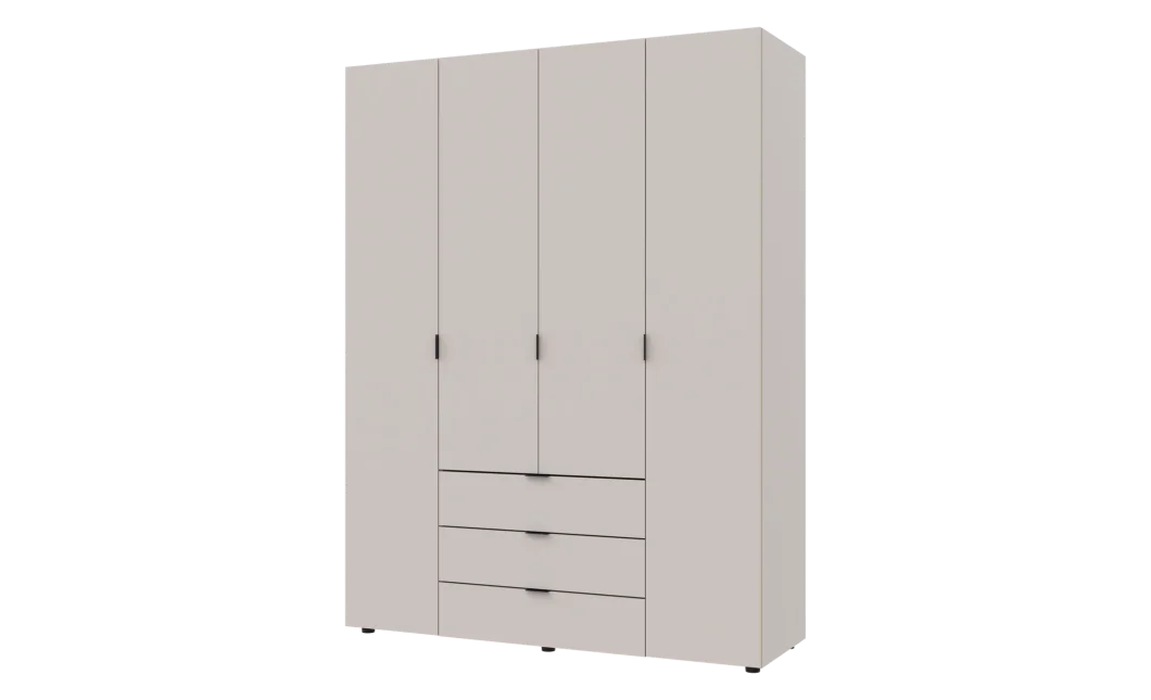 Šatní skříň Doros Gelar Kašmír 4 DTD 155x49,5x203,4 (80737634)
