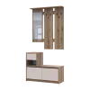Předsíň Bela Dub Evok/Kašmír 1 DTD / 1 zrcadlo 100×40×210 (44900411)