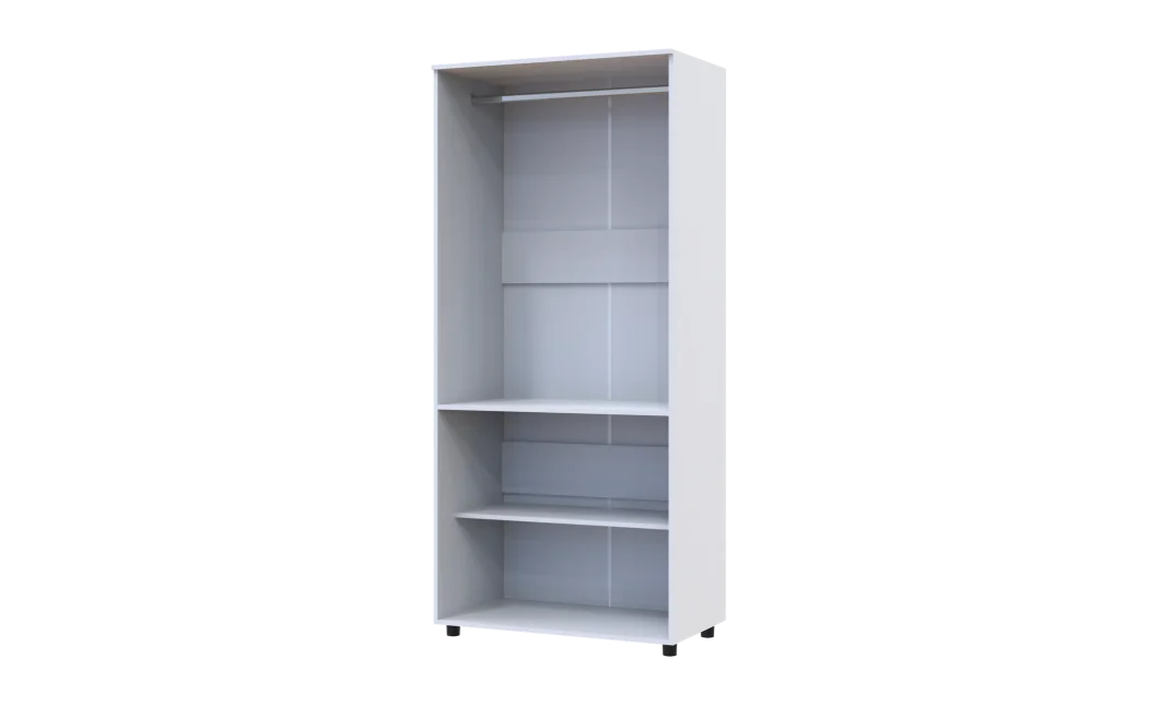 Skříň na oblečení Doros Thorn Bílá 2 DTD tyč 90х51.6х200 (44900435)