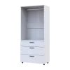 Skříň na oblečení Doros Thorn Bílá 2 DTD/3Š tyč 90х51.6х200 (44900437)