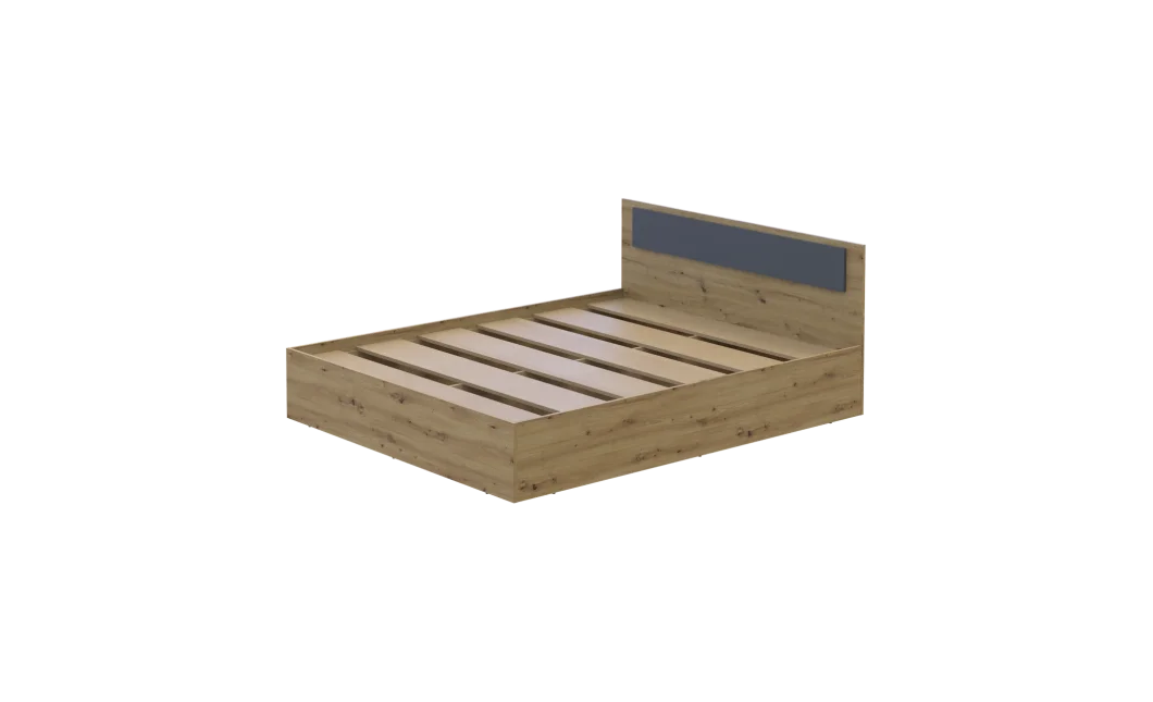 Postel Doros Rondi Dvoulůžková Dub Artisan/Antracit 160x200 (44900532)