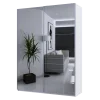 Skříň s posuvnými dveřmi Doros G-Caiser Bílá 2 Zrcadla 180x60x240 (42005019)