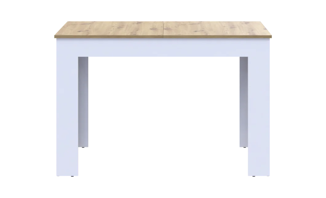 Jídelní stůl Doros Flint Bílý/Dub Artisan 120/170x80x78 (41510130)