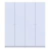 Set Doros Promo s policemi Bílá 2+2 dveře 180×48×204 (44900288)