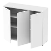 Komoda Doros Ron 6 3 dveře Bílý 120 × 38 × 100 (41515999)