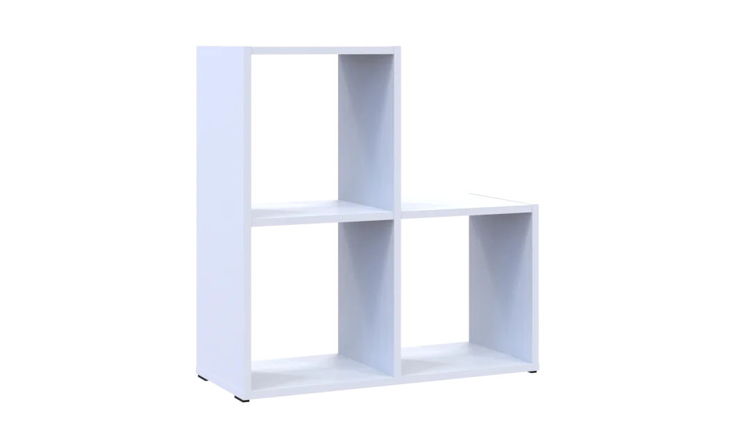 Regál Doros Step 2×2 Bílý otevřený 69×28,8×71,4 (41516156)