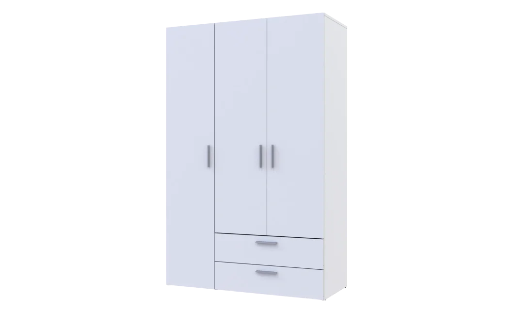 Skříň na oblečení Doros Ektor Bílý 3 dveře 116×49,5×180 (80737076)