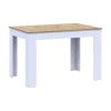 Jídelní stůl Doros Flint Bílý/Dub Artisan 120/170x80x78 (41510130)