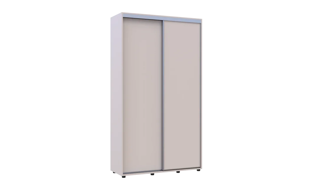 Šatní skříň s posuvnými dveřmi Doros Sigma Slim Kašmír 2 dveře 120x45x214.4 (42005446)