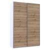 Skříň s posuvnými dveřmi Doros G-Caiser Bílá Dub Evok 2 DTD 160x60x240 (42005073)