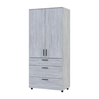 Skříň na oblečení Doros Thorn Borovice Natti 2 DTD/3Š tyč 90х51.6х200 (44900433)