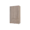 Šatní skříň Doros Gelar Dub Sonoma 3 DTD 116,2x49,5x203,4 (80397559)